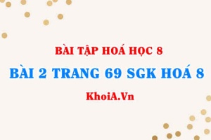 Bài 2 trang 69 SGK Hóa 8: Công thức tỉ khối của chất khí, của khí A đối với không khí, của khí A đối với khí B
